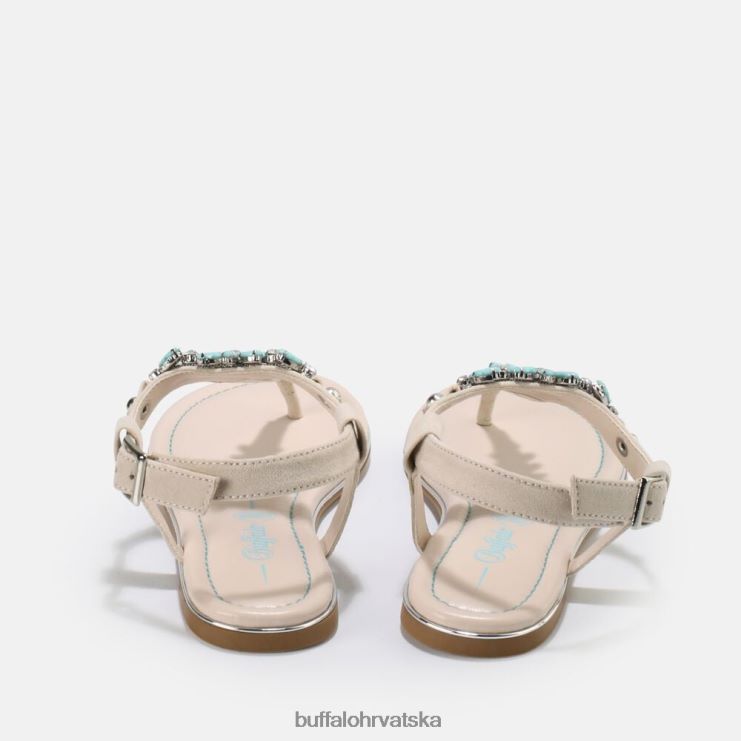 menta zelena Buffalo rosalie veganske sandale |sandale TDD6T814